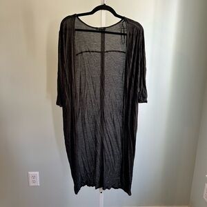 Timing Gray Lightweight Duster Cardigan